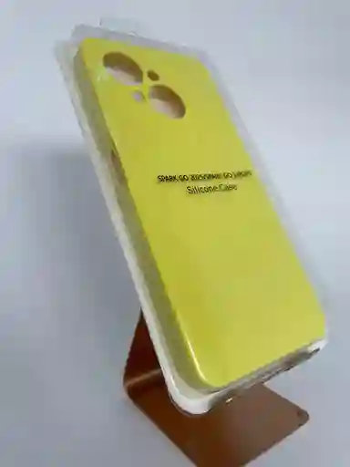 Silicon Case Tecno Spark Go 1 Amarillo