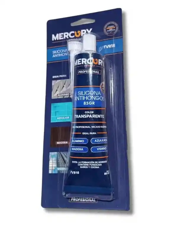 Silicona Antihongos Para Vidrios(mercury) 85g