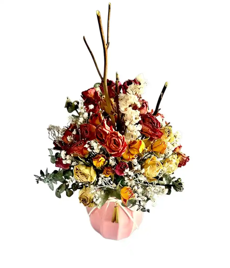 Florero Rosas Eternas