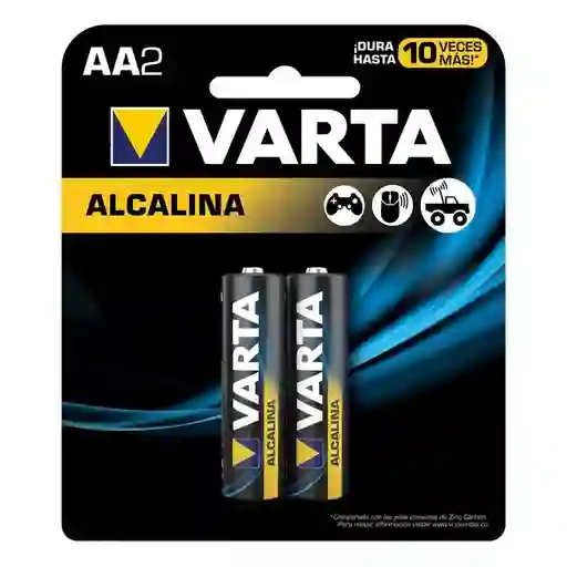 Pila Aa Alcalina Varta Blis X2