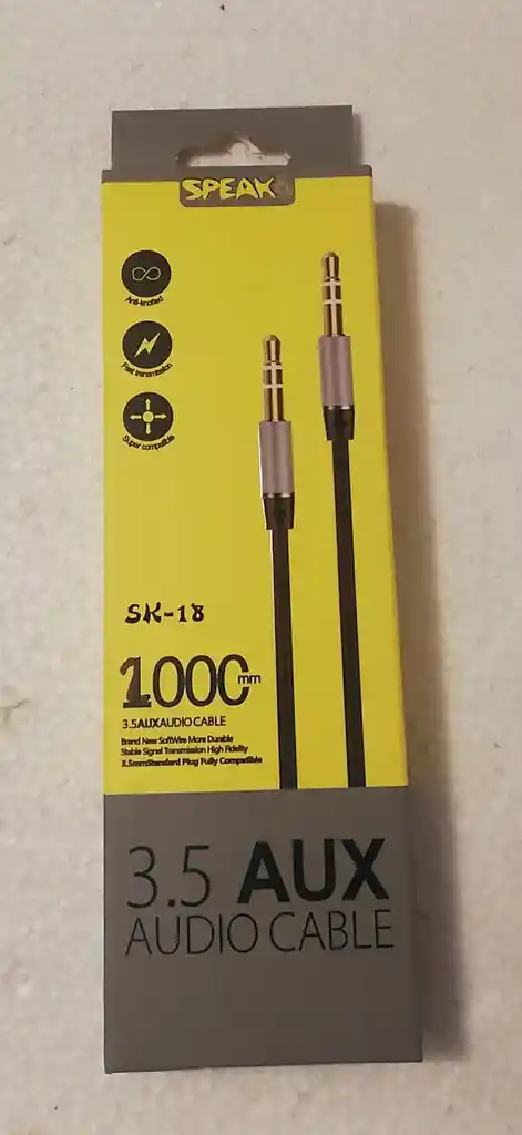 Cable Jack Plu Speak Sk-18 2 Metros