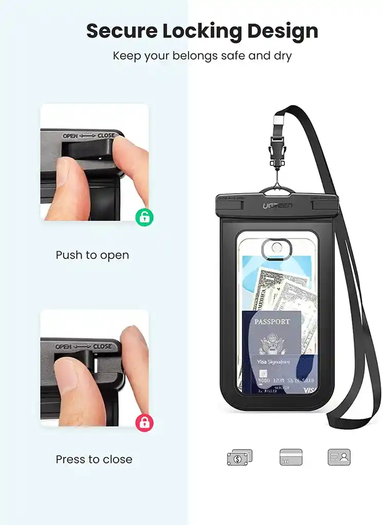 Funda Estuche Sumergible Impermeable Para Celular Original