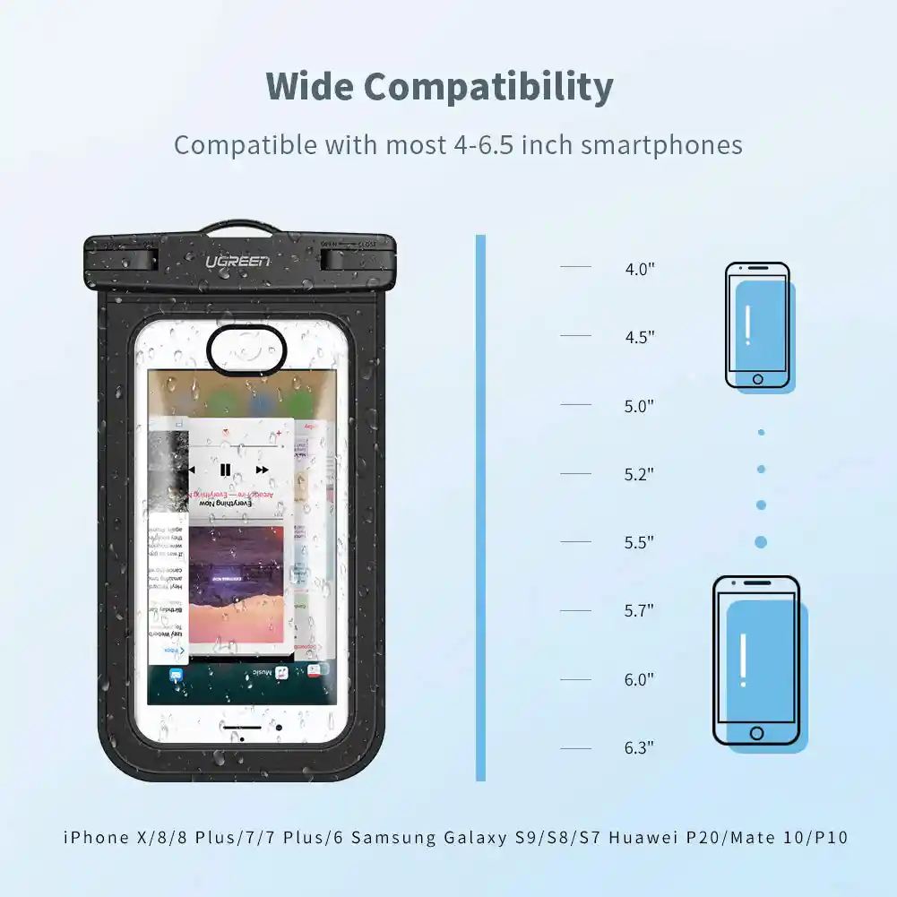 Funda Estuche Sumergible Impermeable Para Celular Original