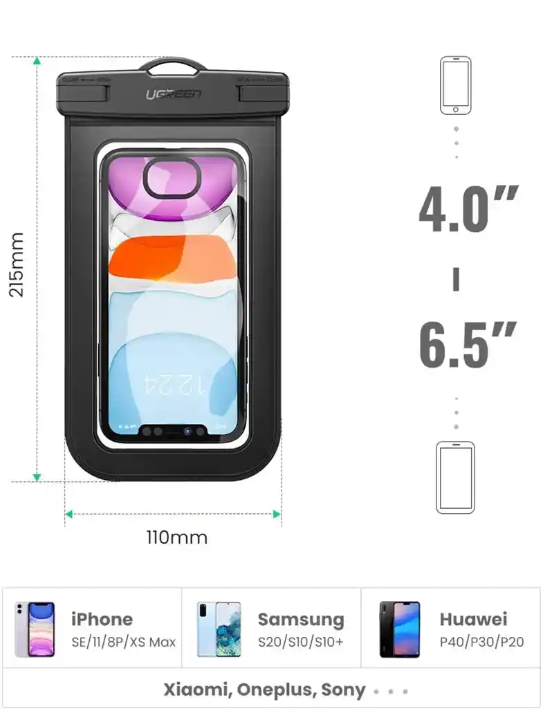 Funda Estuche Sumergible Impermeable Para Celular Original