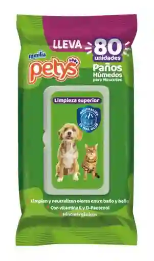 Pañitos Húmedos Petys X 80unid