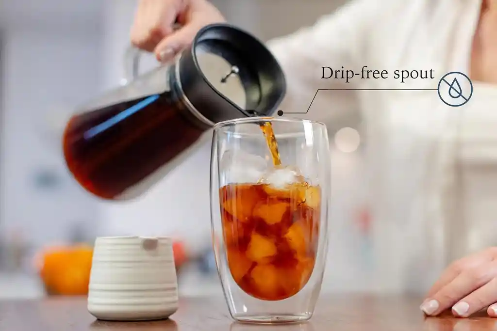 Cafetera Coldbrew Jarra Té Cafe Infusion Fria Filtro Acero