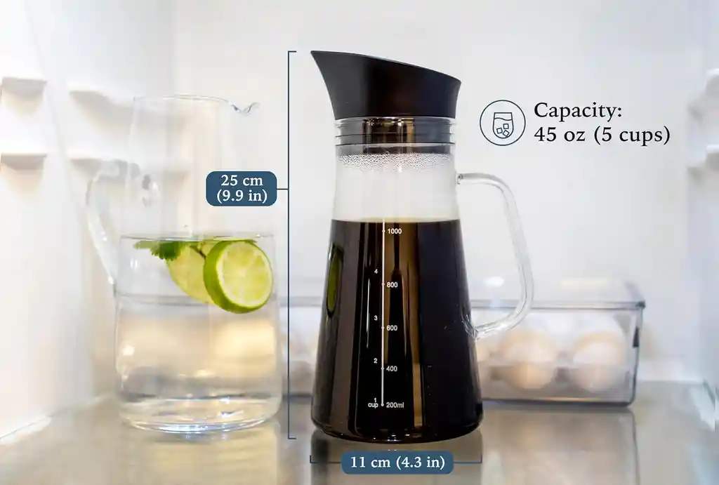 Cafetera Coldbrew Jarra Té Cafe Infusion Fria Filtro Acero