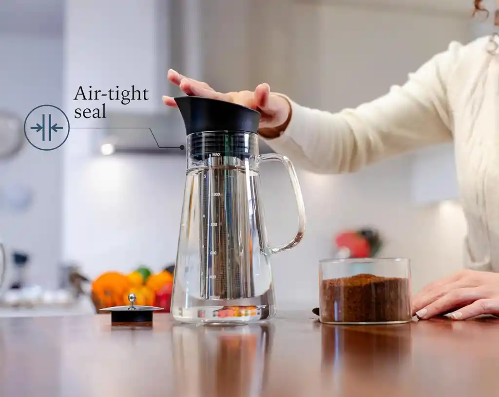Cafetera Coldbrew Jarra Té Cafe Infusion Fria Filtro Acero