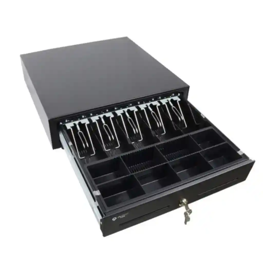 Cajón Monedero Digital Pos 5 Puestos Riel Metálico