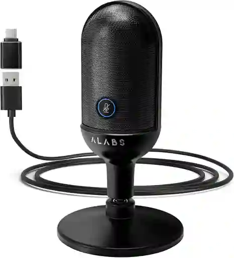 Microfono Usb Profesional Condensador Cardioide Streaming
