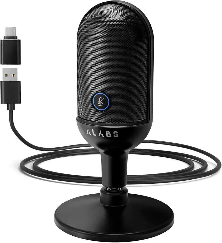 Microfono Usb Profesional Condensador Cardioide Streaming
