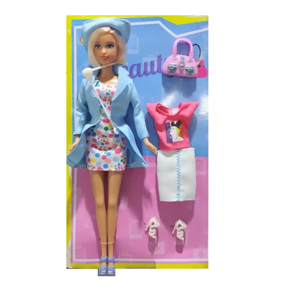 Muñeca Defa Lucy Doctora, Enfermera Con Vestido Y Accesorios