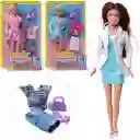 Muñeca Defa Lucy Doctora, Enfermera Con Vestido Y Accesorios