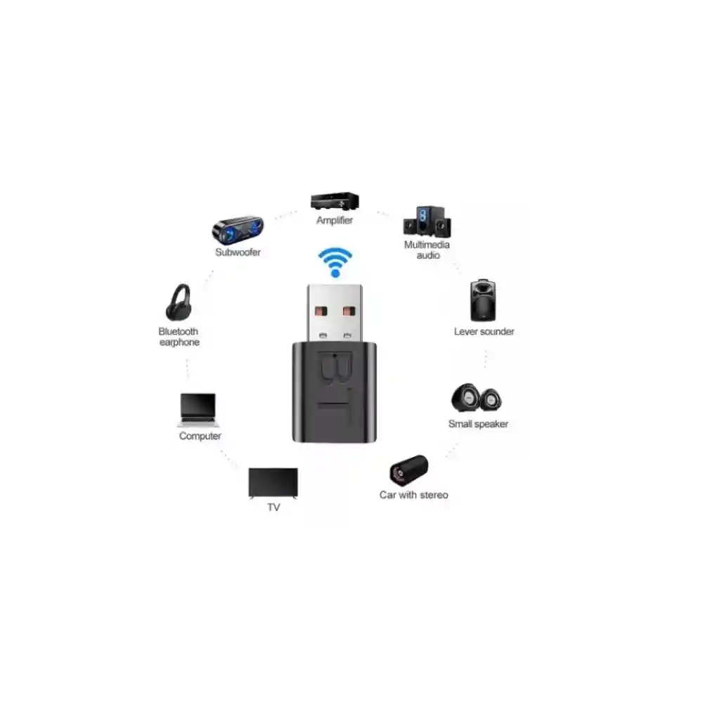 Receptor Bluetooth 5.0 Con Auxiliar De Audio Bt-660
