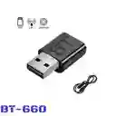 Receptor Bluetooth 5.0 Con Auxiliar De Audio Bt-660