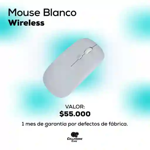 Mouse Wireless Blanco
