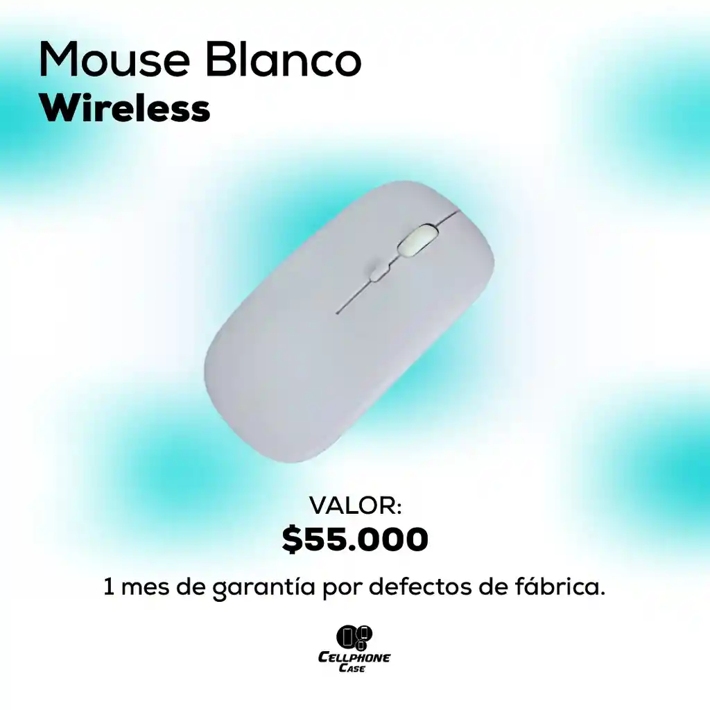 Mouse Wireless Blanco
