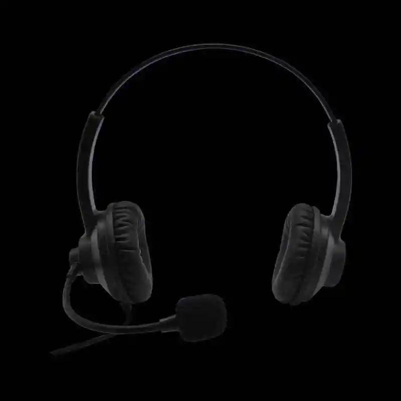 Diadema Biaural Con Doble Microfono Y Cancelación De Ruido/auricures/audífonos