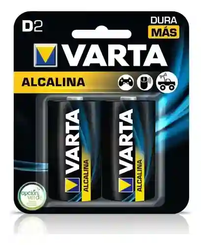 Pila D2 Alcalina Varta Blis X2
