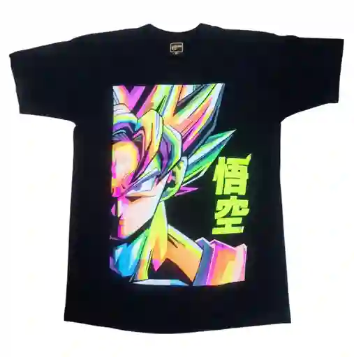 Camiseta Goku Dragón Ball Camiseta Para Hombre Goku Neón