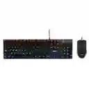 Combo Teclado+mouse Gamer Janus Alàmbrico Mecánico Retro Iluminado