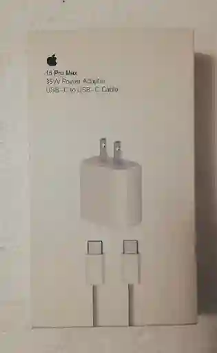 Cargador Ligthning Pared 35w Iphone 15