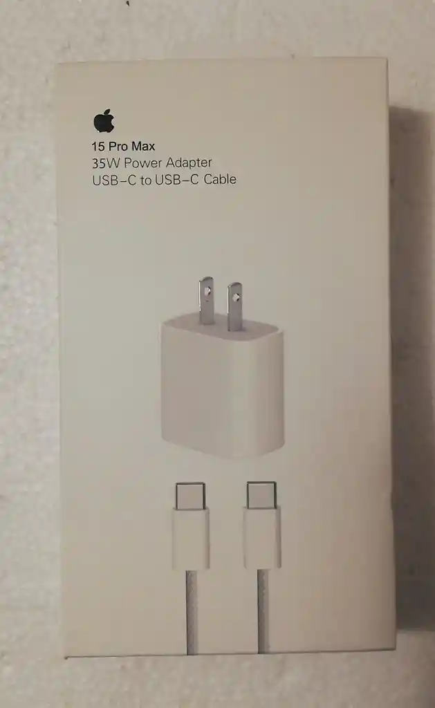 Cargador Ligthning Pared 35w Iphone 15
