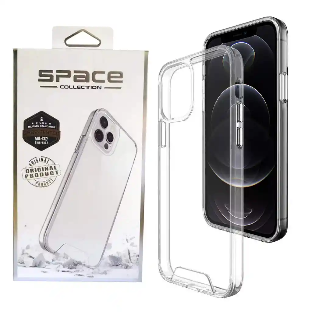 Funda Space Transparente Antichoque Iphone 12 Pro Max – Protección Reforzada | Antishock
