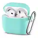 Estuche Protector Airpods 4 Verde Menta