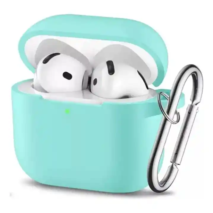 Estuche Protector Airpods 4 Verde Menta