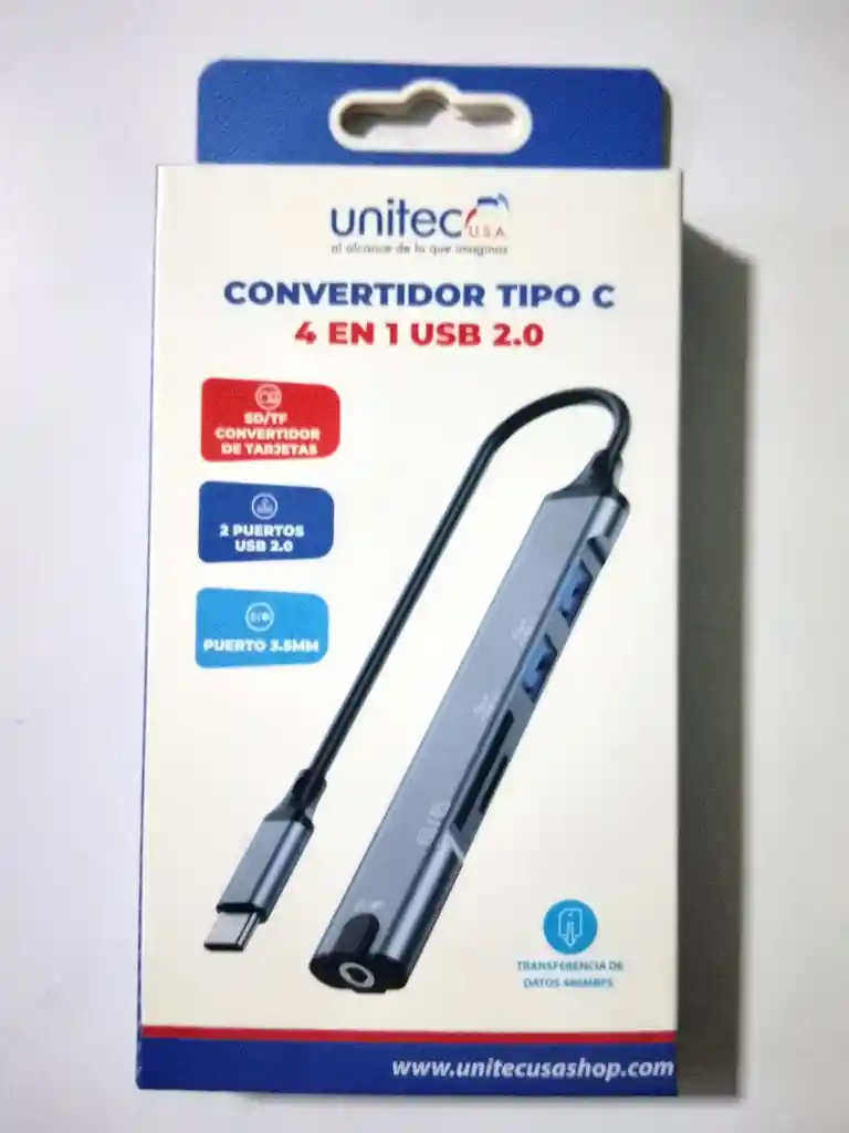 Convertidor Tipo C 4 En 1 – Hdmi, Usb, Sd Y Microsd 💻🔌