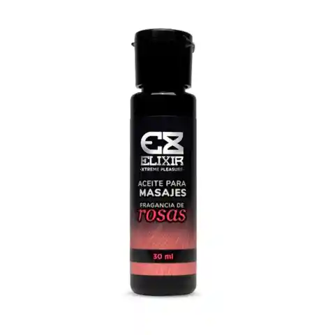 Aceite Para Masajes - Marca Elixir - Rosas - 30 Ml