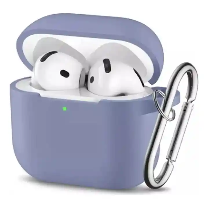Estuche Protector Airpods 4 Azul Oscuro