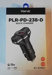 Cargador C Carro 15w 3,1a Plr-pd- 238-d Doble Entrada