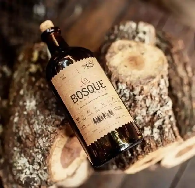 Gin Bosque Nativo Ginebra Artesanal 500 Ml