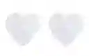 Pezoneras Corazón Blanco