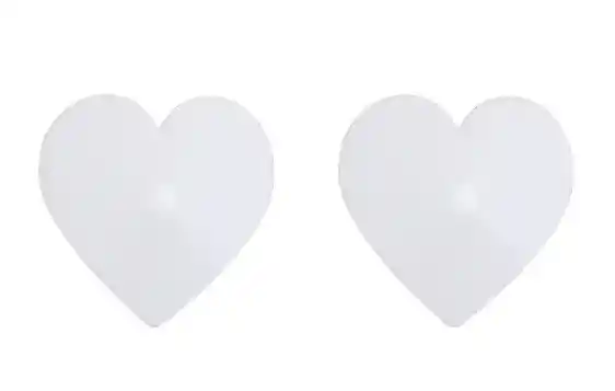 Pezoneras Corazón Blanco