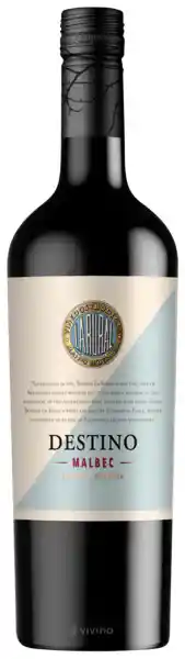 Vino Tinto Malbec Destino X 750 Ml