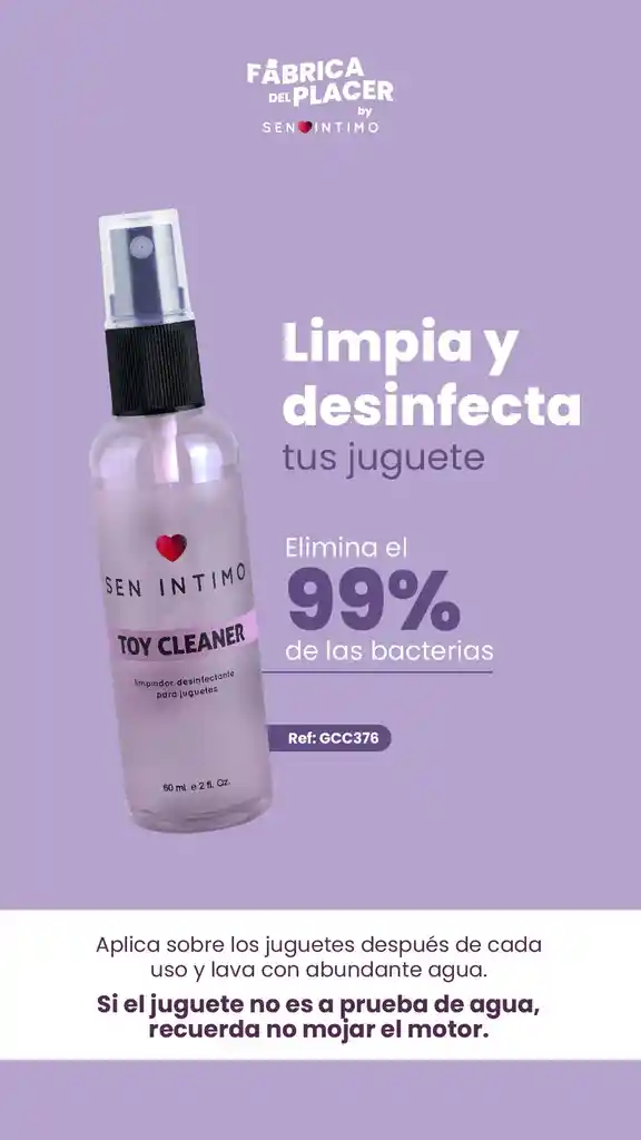 Limpiador Desinfectante Para Juguetes Sexuales
