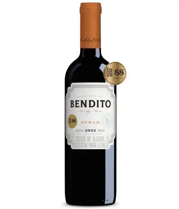 Vino Tinto Bendito Syrah X 750 Ml