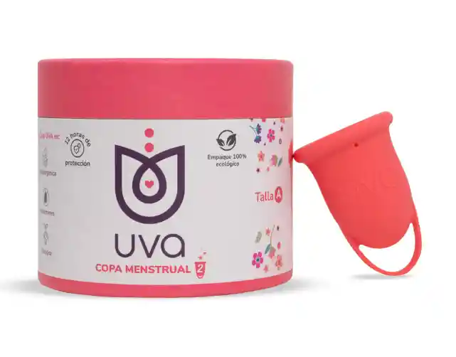 Copa Menstrual Uva 2 Talla A Salmón