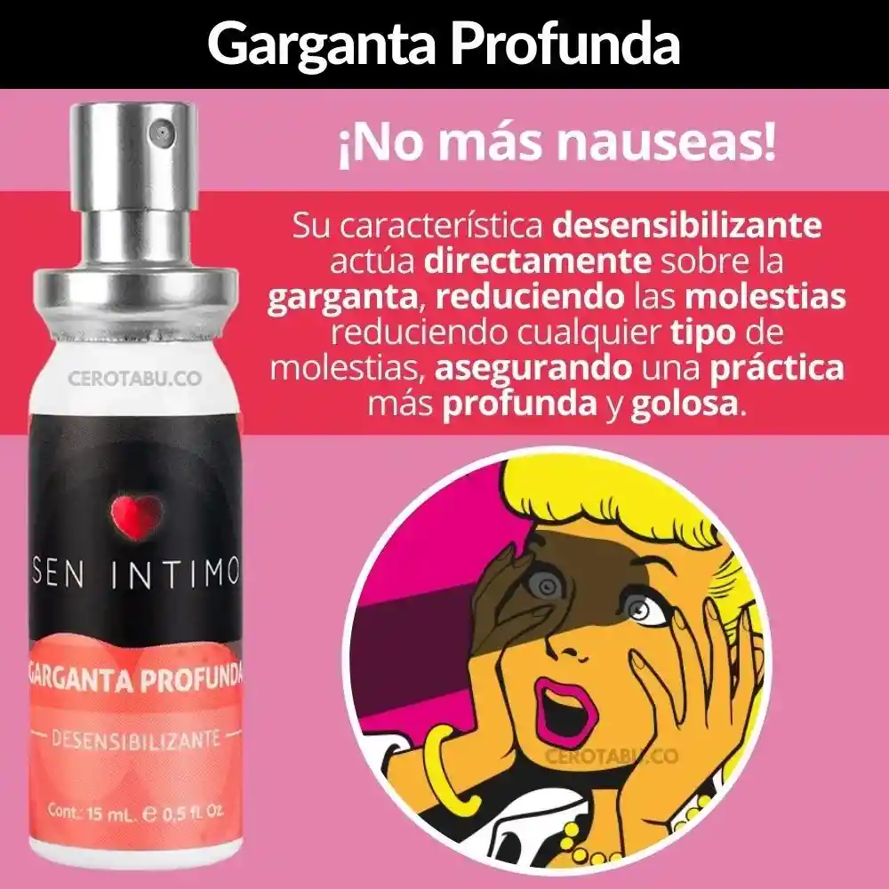 Garganta Profunda Desensibilizante 15ml