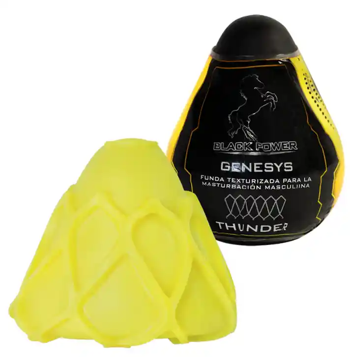 Masturbador Genesys Thunder Con Lubricante De 7ml