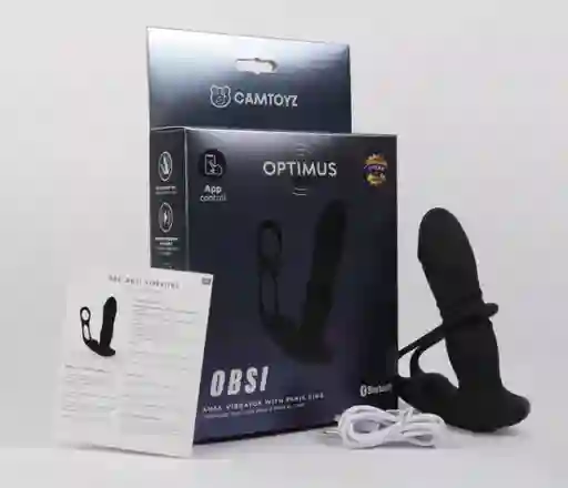Vibrador Anal Con Anillo Para El Pene Optimus Pro Obsi