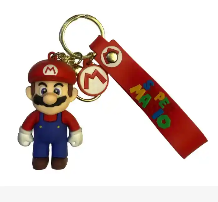 Llavero Con Muñeco O Figura De Mario Bros