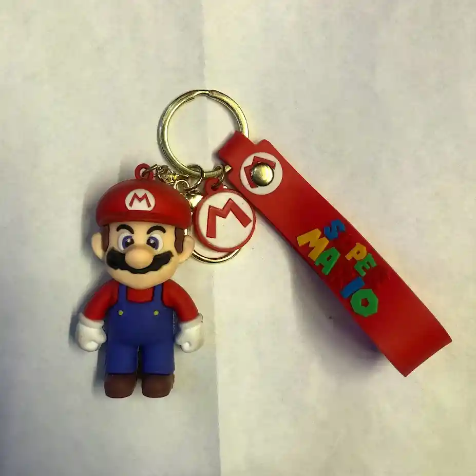 Llavero Con Muñeco O Figura De Mario Bros
