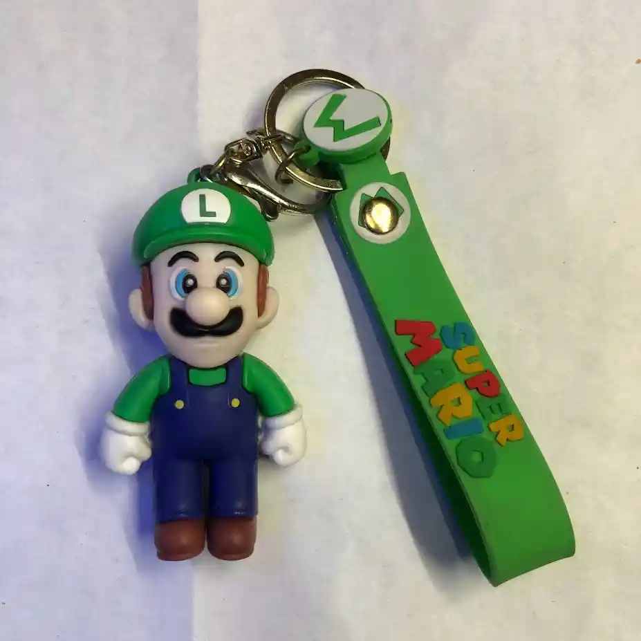 Llavero Con Muñeco O Figura De Luigi