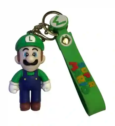 Llavero Con Muñeco O Figura De Luigi