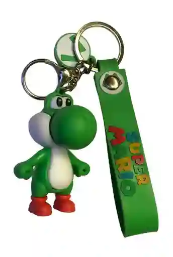 Llavero Con Muñeco O Figura De Yoshi Mario Bros