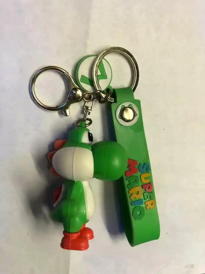 Llavero Con Muñeco O Figura De Yoshi Mario Bros